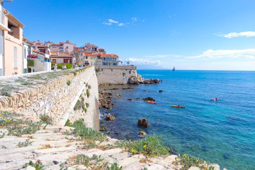 Apartamento A9 - 1 Bdr Fantastic Sea View Remparts Old Antibes - Ac Exterior foto